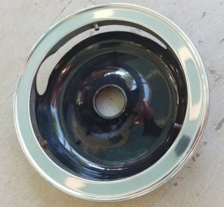 6 " Vintage Frigidaire Stove Burner Drip Pan Tray Chrome Ring Part