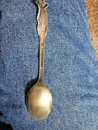 Yogi Bear Vintage Silver Plate Spoon Marked H B P Old Company Plate I S - Shi
