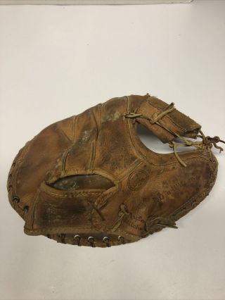Vintage 1960’s Wilson Leather Baseball Catchers Mitt Duane Josephson A2573