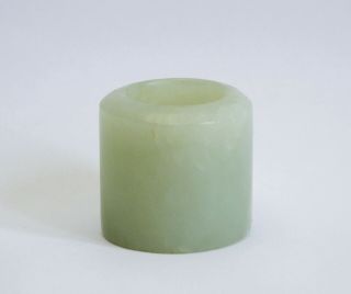 Fine Antique Chinese 19th Century Jade Archers Ring