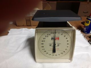 Vintage Hanson Scale • 25 Pounds •utility Kitchen Food Metal•works Great