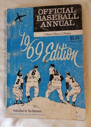 1969 Official Baseball Annual,  The National Baseball Congress Of America Non - Pro