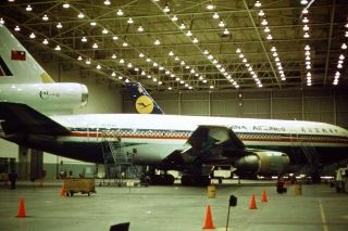 35mm Colour Slide Of China Airlines Dc - 10 - 30 N54643