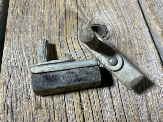 Vintage Antique Bike Bicycle Brake Pads And Holders Offset Phillips Raleigh