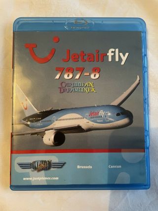 Just Planes Blu Ray Jetairfly Tui Boeing 787 - 8 Dreamliner Cockpit Dvd,  Aviation