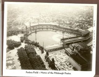 1959 Press Photo Team Issued Aerial View Of Forbes Field Home Of The Pirates