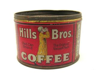 Vintage Hills Bros.  Coffee Tin Can