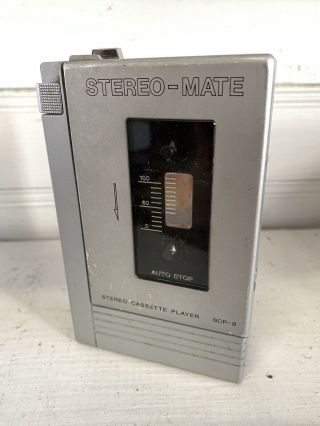 Realistic Stereo - Mate Scp - 8 Cassette Player Vintage