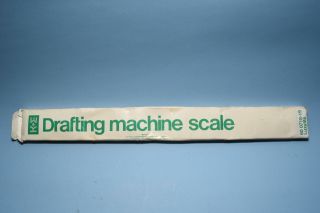 Vintage Keuffel & Esser K&e 1376t - 19 Drafting Machine Scale Ruler 18 " 1,  1/2