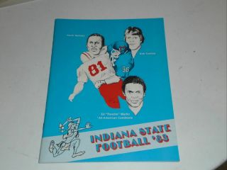 1983 Indiana State College Football Media Guide Ex - 30