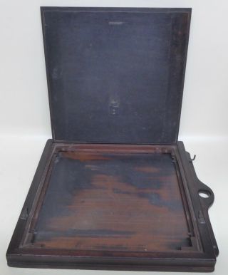 Antique dark slide (single plate) for wet plate vintage cameras C.  1840s - 60s 3