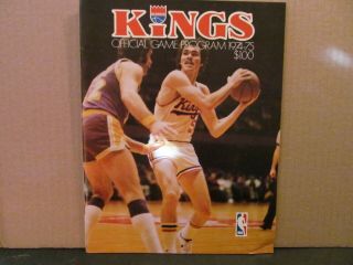 Mar 14 1975 Nba Program Washington Bullets @ Kansas City Omaha Kings