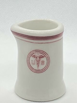 Vintage Tepco Us China Restaurant Ware Small Creamer Red & White Medical