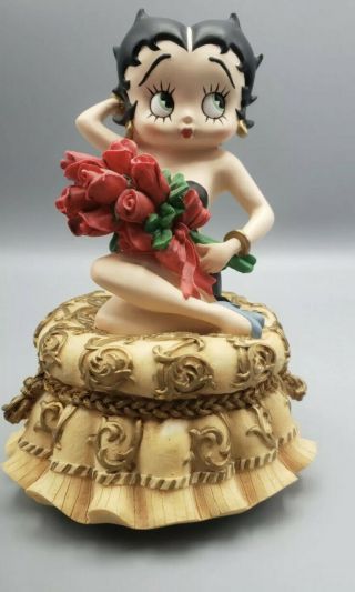 Vintage Betty Boop Music Box “i Wanna Be Loved By You” 1999 6855