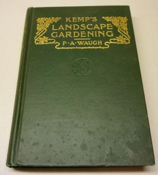 Antique 1911 Landscape Gardening How To Lay Out A Garden Hard Cover Book