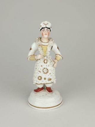 Good Antique Early 19thc Staffordshire Figurine In Persian Attire.