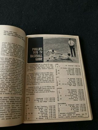 1970 APR 4 - 10 TV GUIDE The Brady Bunch Phillies Baseball Guide Philadelphia ED 3