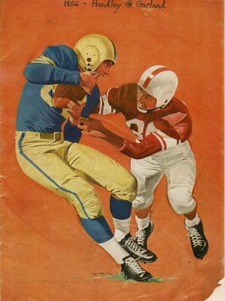 1956 Garland Owls Vs Handley (texas) High School Football Program State Champs