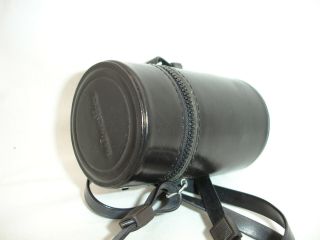 Minolta Lens Case With Strap,  For 135mm F/3.  5 Md Lens,  Vintage 109