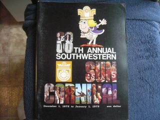 1972 - 73 Southwestern Sun Bowl Texas Tech Vs North Carolina Grobee1957