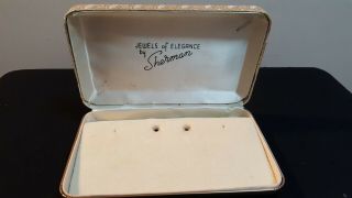 Jewels Of Elegance By Sherman Vintage Jewellery Presentation Box For Necklace