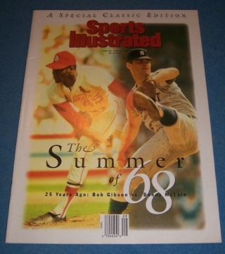 1993 Sports Illustrated Bob Gibson Denny Mclain 25th Ann Summer Of 1968 No Label