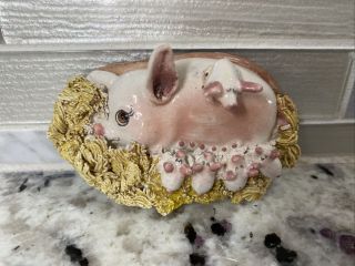 Vintage Basil Matthews Mama Pig With Her Babies Signed