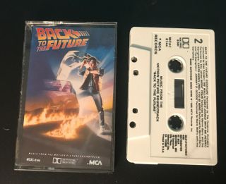 Vintage 1985 Back To The Future Movie Soundtrack Cassette Tape Mca Record