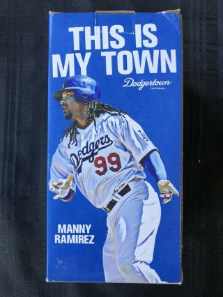 Dodgers Bobblehead - Manny Ramirez - This Is My Town - Dodgertown (2009)