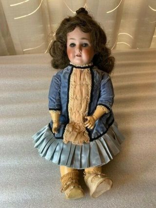 Antique Schoenau & Hoffmeister Germany 1923 0 1/2 Girl Doll 15.  5”