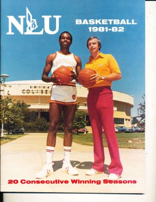 1981 - 1982 Northeast Louisiana Basketball Media Guide Bkbx17b