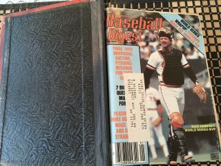 1984 Baseball Digest,  Complete Year 12 Issues In Binder,  Still Has Inserts