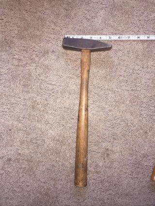 Vintage Blacksmith Cross Peen Pein Forging Hammer 1 Lb 8.  8 Oz