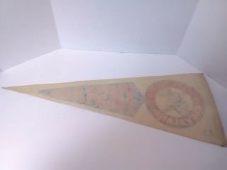 Vintage 1970 ' s MLB Cleveland Indians Full Size Pennant Fast 2