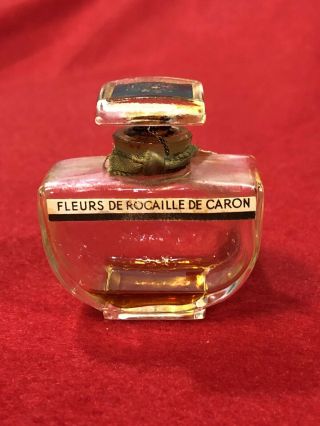 Vintage Collectable Fluers De Rocaille De Caron Parfum Bottle