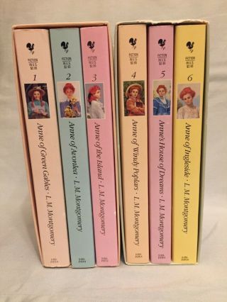 Anne Of Green Gables Vintage Box Set Vol 1 - 6 Lucy M Montgomery