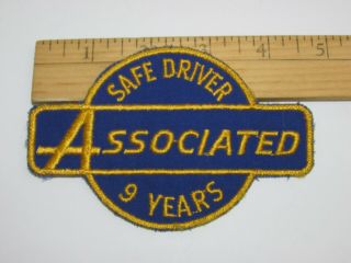 ATL Associated Truck Lines 9 Year Safe Driver Patch 4 3/4 