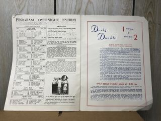 Taunton Greyhound Dog Track Program 1943 3