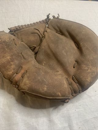 Wilson Baseball Glove Rht A2412 Catcher Bill Freeham Twin Action Usa Made Vtg