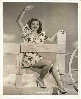Young Sexy Leggy Georgia Lee Settle Orig Vintage Warner Brothers Pinup Photo