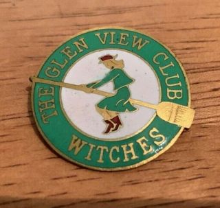 Curling Club Pin The Glen View Club Witches