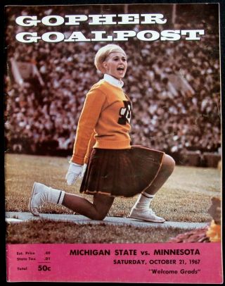 Oct 21,  1967 Minnesota Gophers V.  Michigan State Program @ Memorial Stadium