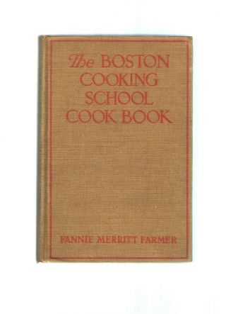 Vintage The Boston Cooking School Cook Book 1939 F.  M.  Farmer Ex.  Cond