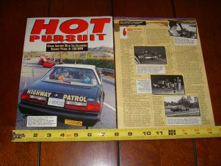 Mustang 5.  0 Ssp Chp California Highway Patrol 1993 Article
