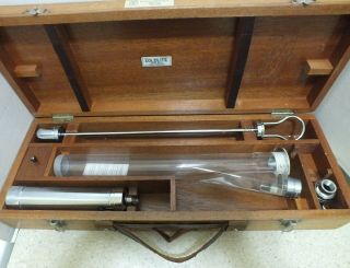 Vintage Coldlite Sigmoidoscope In Wood Case
