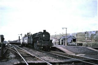 35mm Slides British Rail Steam At Work On The Shap 45025 @ Hellifield 1965