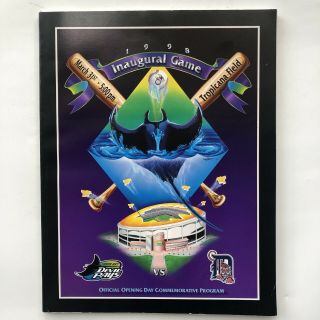 Tampa Bay Devil Rays 1998 Inaugural Game Program