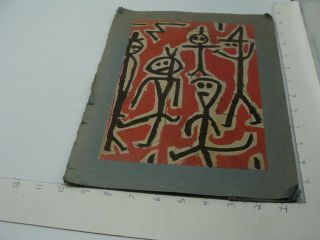 Vintage Art Book Of Prints - - Klee W 5 Prints,  Should Be 6 - Has Info Paper