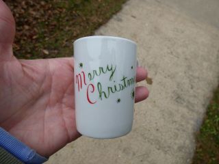 Vintage American Airlines Souvenir Merry Christmas Tea Coffee Cup Mayer China