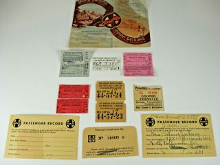 Santa Fe 1941 Ticket Envelope & Stubs L.  A.  /Chicago Wife of Actor Selmer Jackson 3